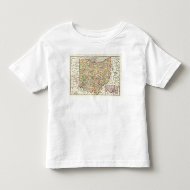 Ohio and Hamilton County Toddler T-shirt (Front)