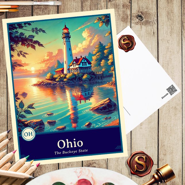 Ohio | Anime Style Cel Shaded Postcard (Creator Uploaded)