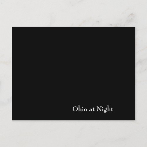 Ohio at Night Postcard