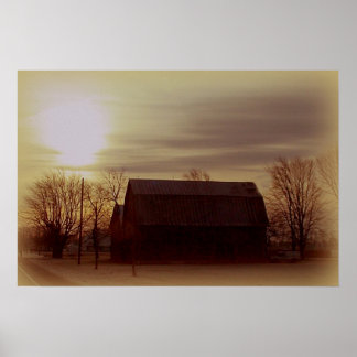 Ohio Barn Poster