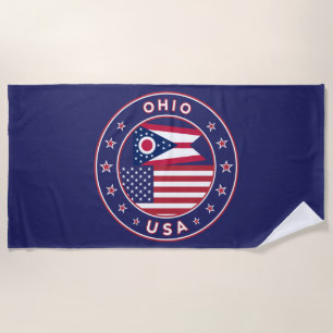 Ohio Beach Towel