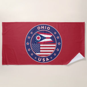 Ohio Beach Towel