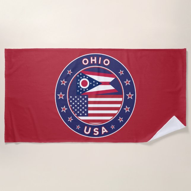 Ohio Beach Towel (Front)