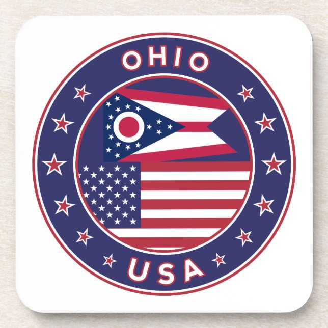 Ohio Beverage Coaster (Front)