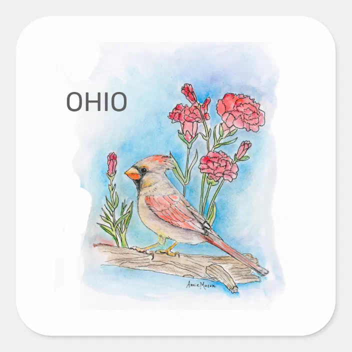 Birds of Ohio stickers