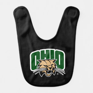 Ohio Bobcat Logo Baby Bib