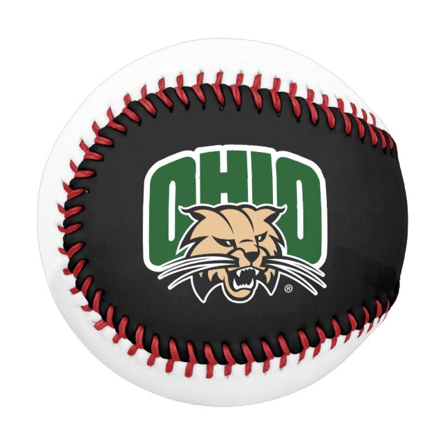 Ohio Bobcat Logo Baseball (Front Left)