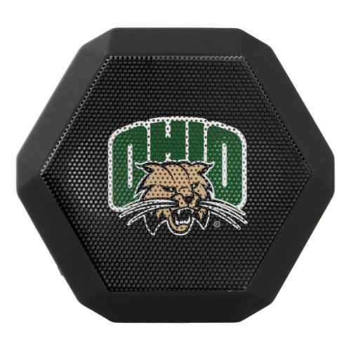 Ohio Bobcat Logo Black Bluetooth Speaker