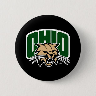 Ohio Bobcat Logo Button