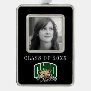 Ohio Bobcat Logo Christmas Ornament