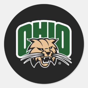 Ohio Bobcat Logo Classic Round Sticker