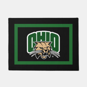 Ohio Bobcat Logo Doormat