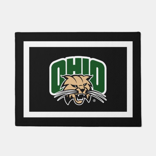 Ohio Bobcat Logo Doormat