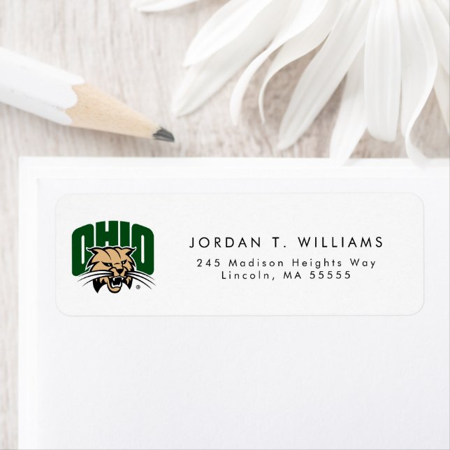 Ohio Bobcat Logo Label (Insitu)