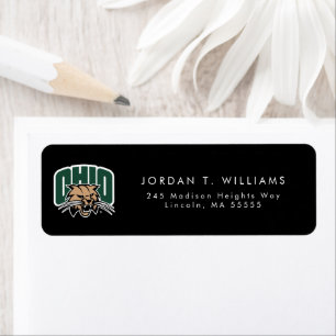 Ohio Bobcat Logo Label