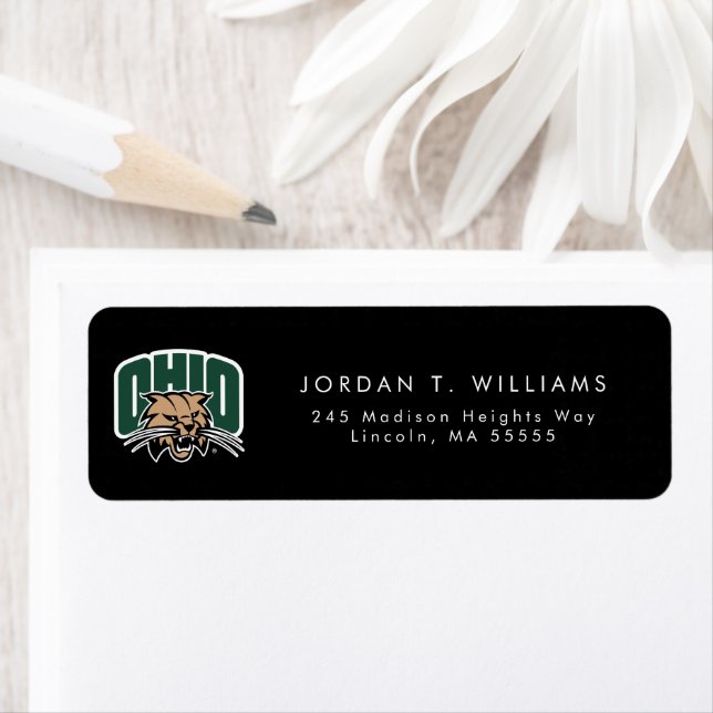 Ohio Bobcat Logo Label (Insitu)