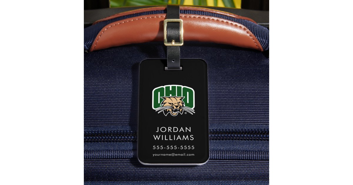 Ohio Bobcat Logo Luggage Tag | Zazzle