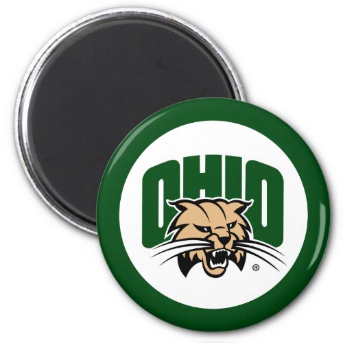 Ohio Bobcat Logo Magnet