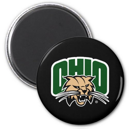 Ohio Bobcat Logo Magnet