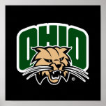 Ohio Bobcat Logo Poster<br><div class="desc">Check out these new Ohio University designs! Show off your OU Bobcat pride with these new Ohio University products. These make perfect gifts for the Bobcats student, alumni, family, friend or fan in your life. All of these Zazzle products are customizable with your name, class year, or club. Go Bobcats!...</div>