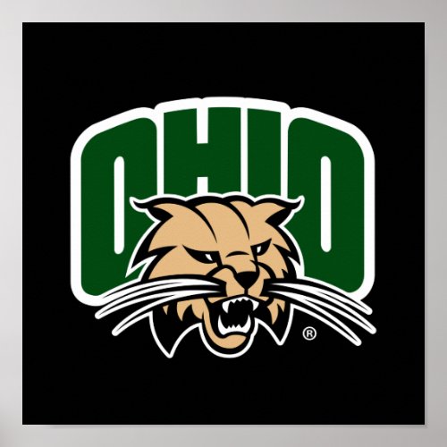 Ohio Bobcat Logo Poster
