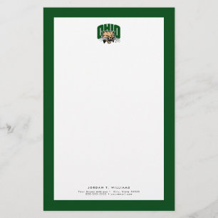 Ohio Bobcat Logo Stationery