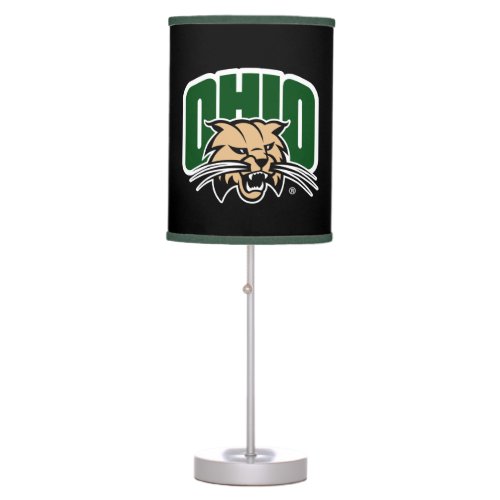 Ohio Bobcat Logo Table Lamp