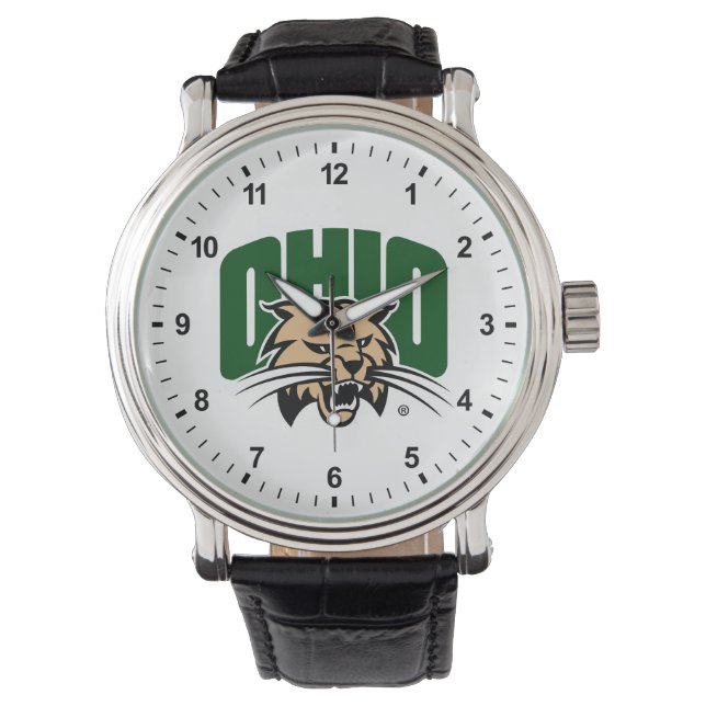 Ohio Bobcat Logo Watch (Front)