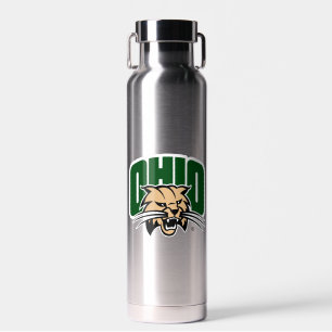 Ohio Bobcat Logo Water Bottle