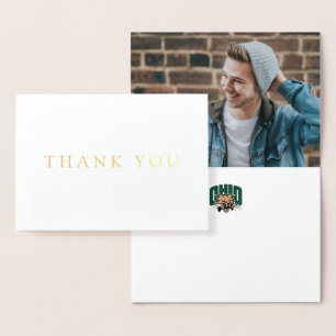 Ohio Bobcats Logo Ohio University Graduation Foil Card
