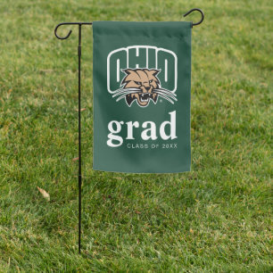 Ohio Bobcats Logo Ohio University Graduation Garden Flag