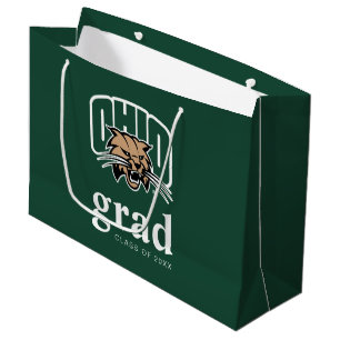 Ohio Bobcats Logo Ohio University Graduation Large Gift Bag