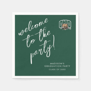 Ohio Bobcats Logo   Ohio University Graduation Napkins