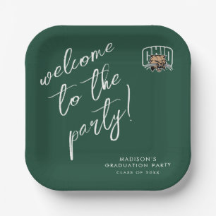 Ohio Bobcats Logo   Ohio University Graduation Paper Plates