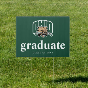 Ohio Bobcats Logo Ohio University Graduation Sign