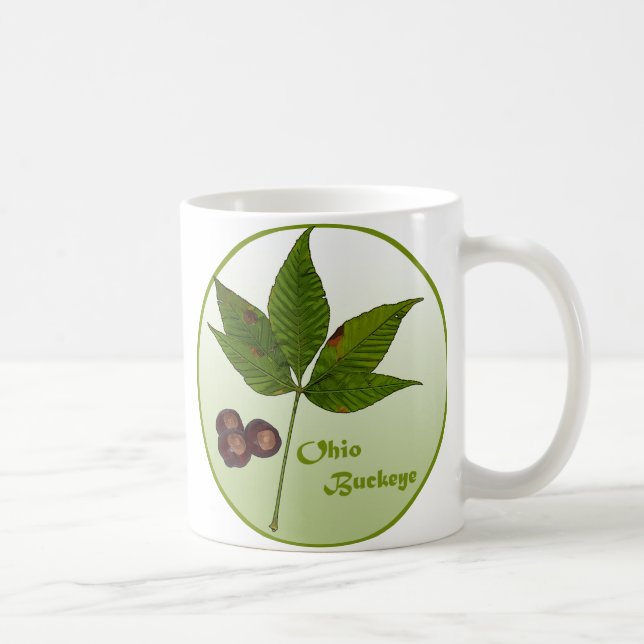 Ohio Buckeye Tree Coffee Mug (Right)