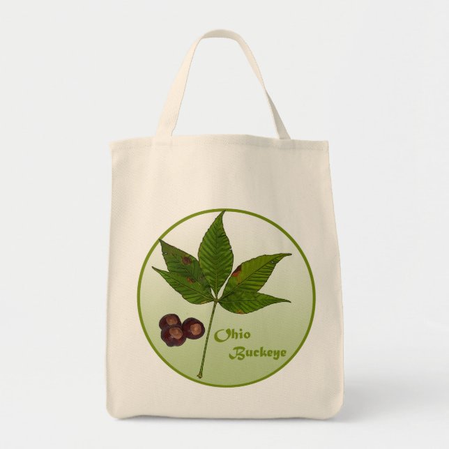 Ohio Buckeye Tree Tote Bag (Front)