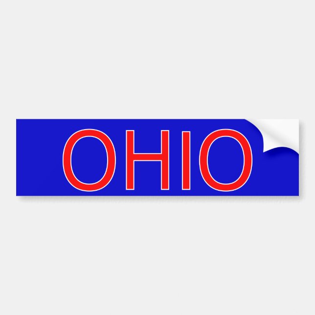 Ohio Bumper Sticker (Front)