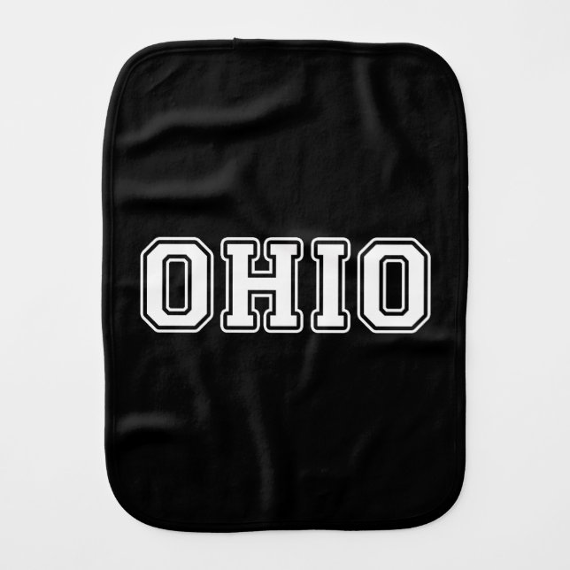 Ohio Burp Cloth (Front)