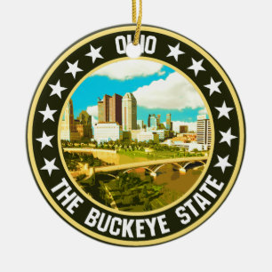 Ohio                                               ceramic ornament