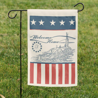 OHIO Class SSBN Family Initial Garden Flag (Cream)