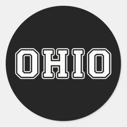 Ohio Classic Round Sticker