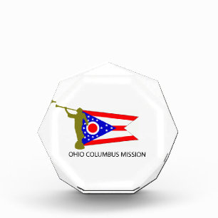 OHIO COLUMBUS MISSION LDS CTR ACRYLIC AWARD