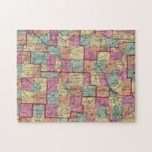 Ohio Counties Jigsaw Puzzle