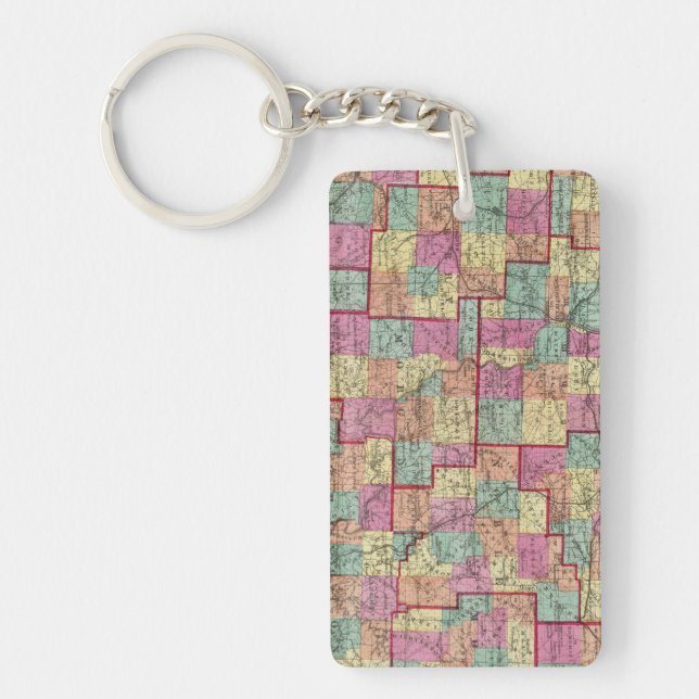 Ohio Counties Keychain (Front)
