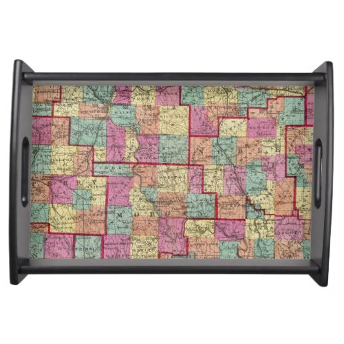 Ohio Counties Serving Tray