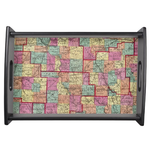 Ohio Counties Serving Tray (Front)