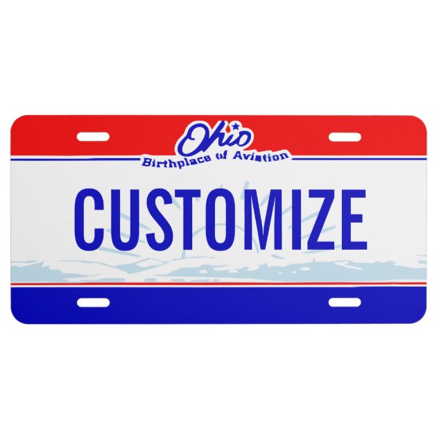 ohio custom motorcycle plates