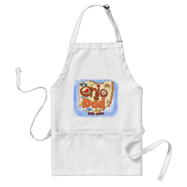 Ohio Dad apron  (Front)