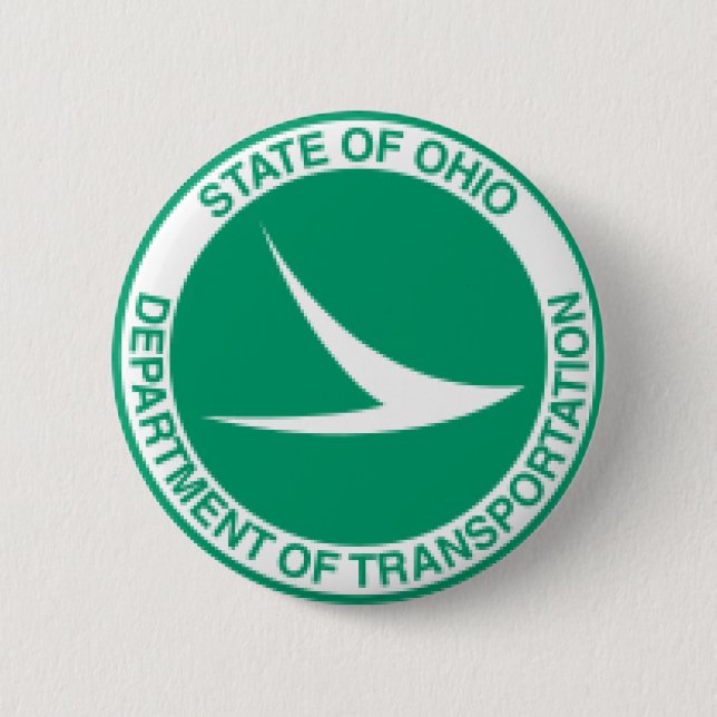 Ohio Department of Transportation Button. Pinback Button (Front)
